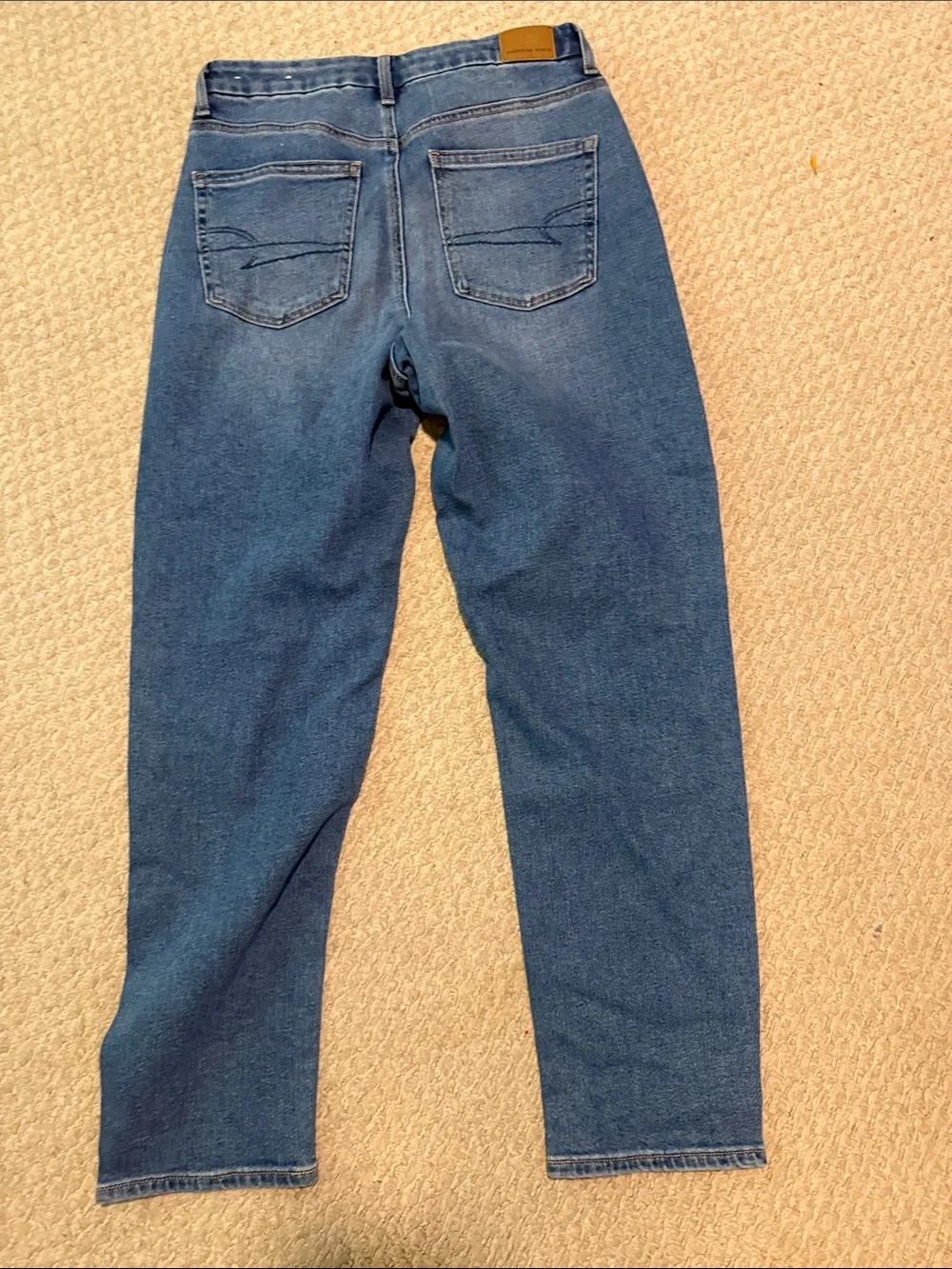 American Eagle Outfitters Men's Medium Blue Slim-Straight Jeans